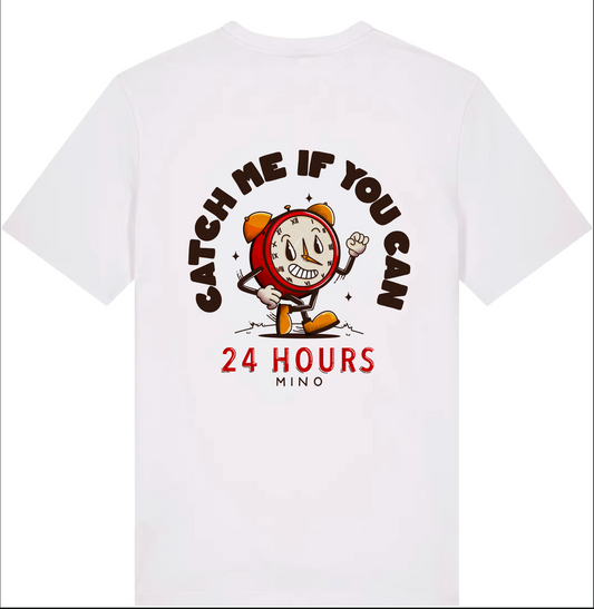 “Catch Me If You Can” T-Shirt – MINO – White